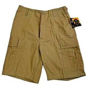 Rothco Ultra Force Shorts Mens XS 23"-27" Rip-Stop Military Cargo Army Tan 7077